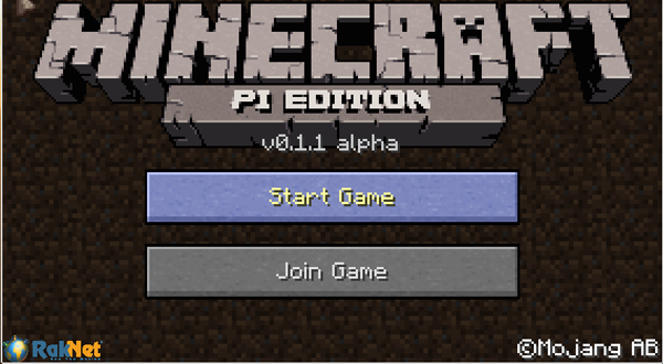 Minecraft splash screen